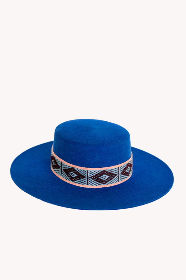 Electric Blue Spanish Hat