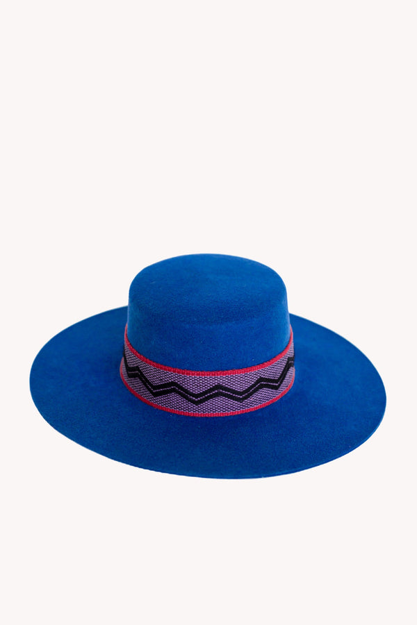 Electric Blue Spanish Hat