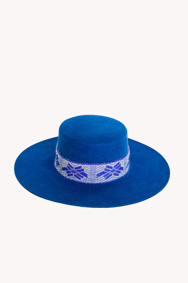 Electric Blue Spanish Hat