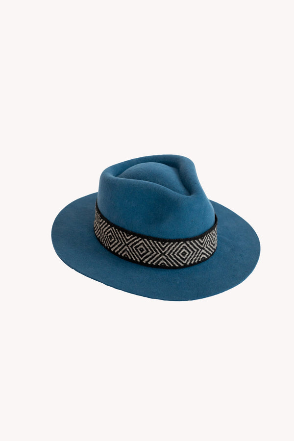 Denim Fedora Hat