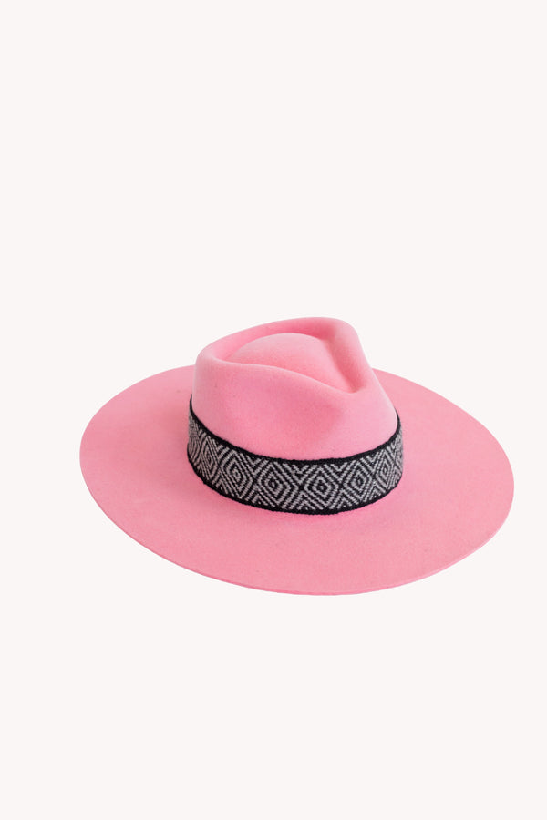 Bubble Gum Pink Western Hat
