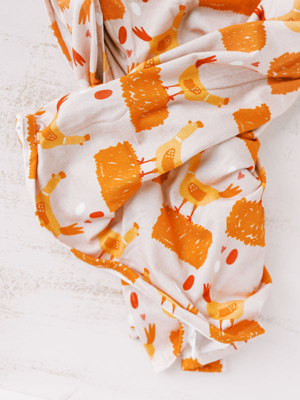 Chicken | Swaddle + Toddler Blanket