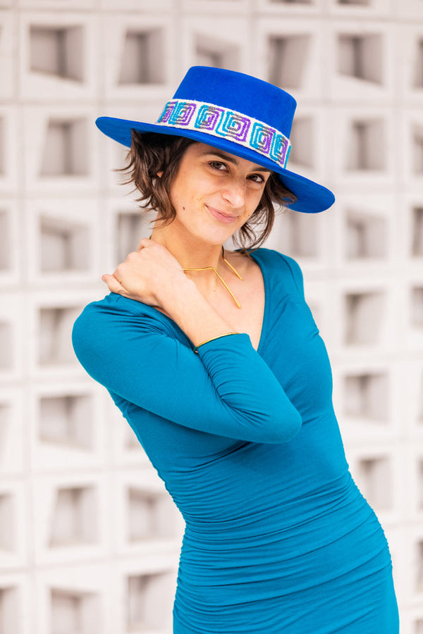 Electric Blue Bucket Hat