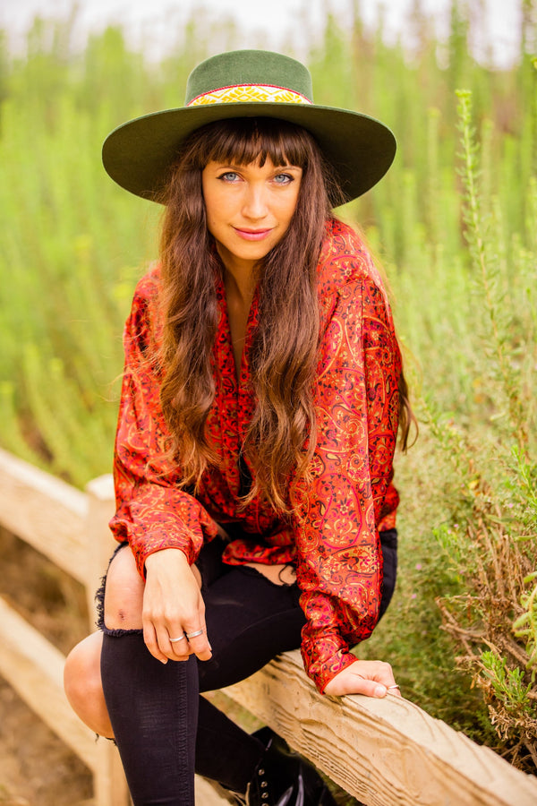 Hunter Green Spanish Hat