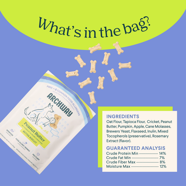 Peanut Butter Cricket Better Biscuit