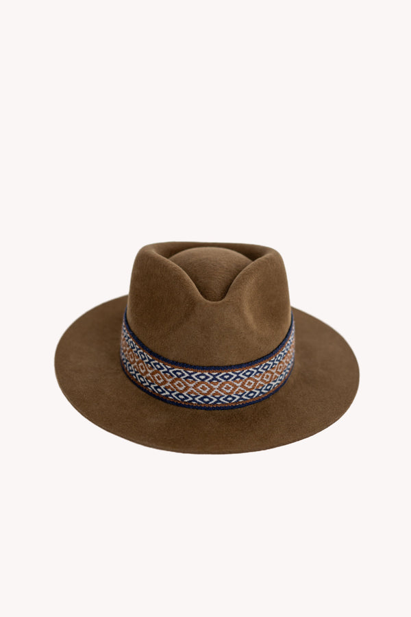 Chestnut Fedora Hat