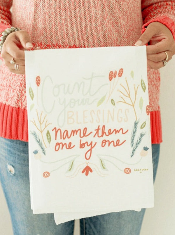 Count Your Blessings - Flour Sack Towel
