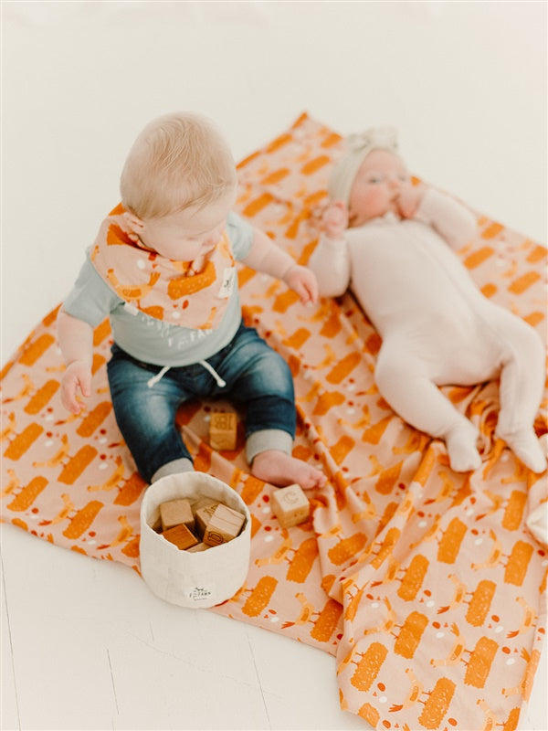 Chicken | Swaddle + Toddler Blanket
