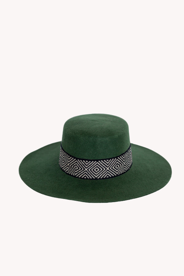 Hunter Green Spanish Hat