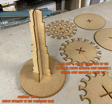 Rotating Paint Rack - For 22ml Pro Acryl Paints