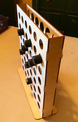 Vertical Paint Rack - For 1oz Mission Models Premium Hobby Paints