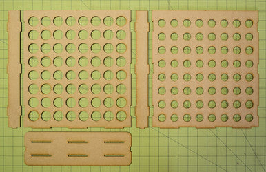 Vertical Paint Rack - 26mm, For Vallejo and Army Painter Style Dropper Bottles