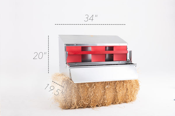 Medium (34") Reversible Rollout Nest Box (Up to 32 Hens) - Free Shipping