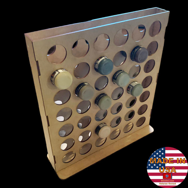 Vertical Paint Rack - For 1oz Mission Models Premium Hobby Paints