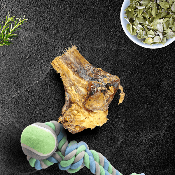 Ostrich Large Knuckle. Long-lasting, Natural Dog Gnaw Treat by Savannah Pet Food