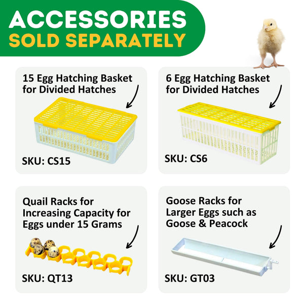 CT180 SH - Egg Incubator - Setter & Hatcher